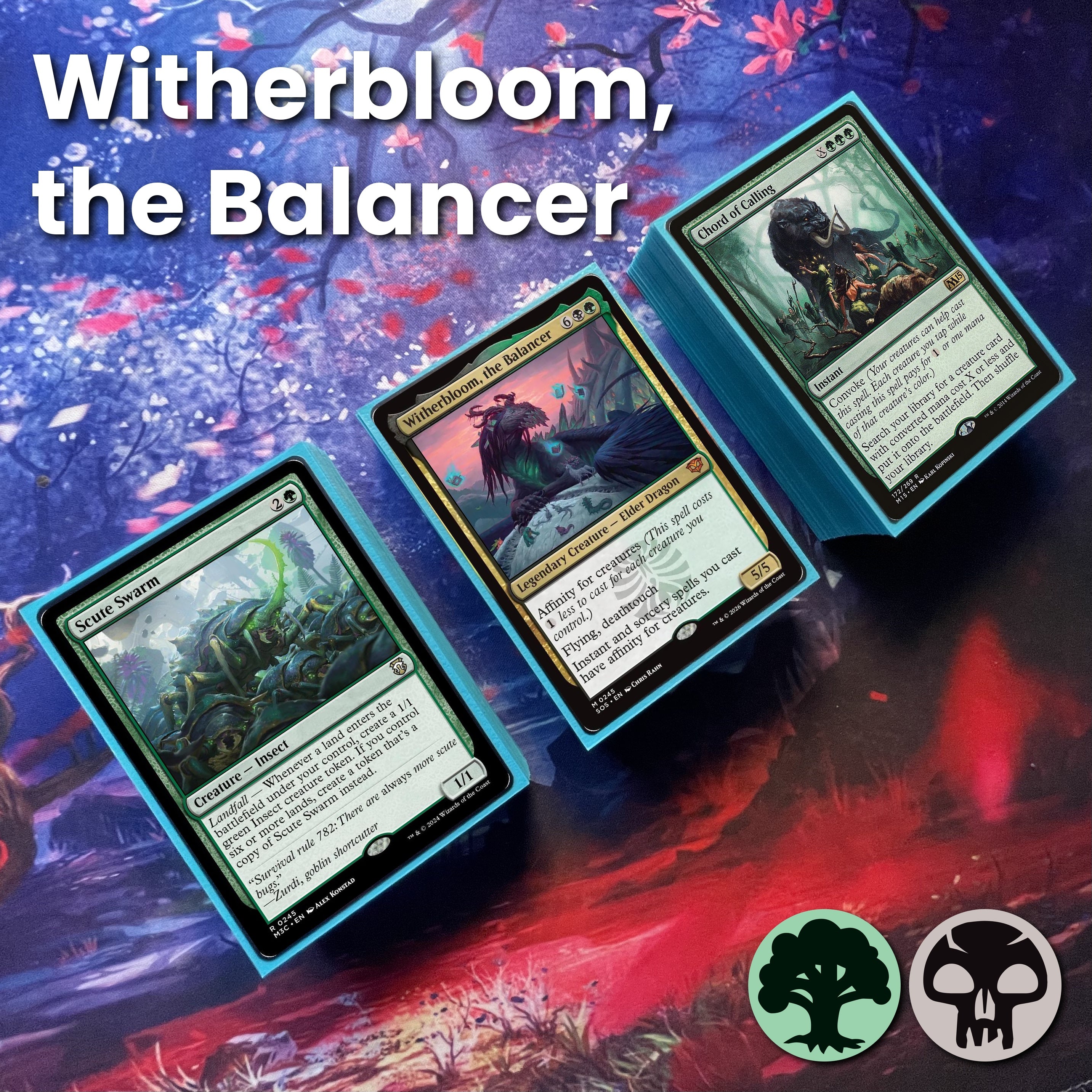 mtg wither commander deck Magic: The Gathering Secrets of Strixhaven Witherbloom, the Balancer (Commander) |