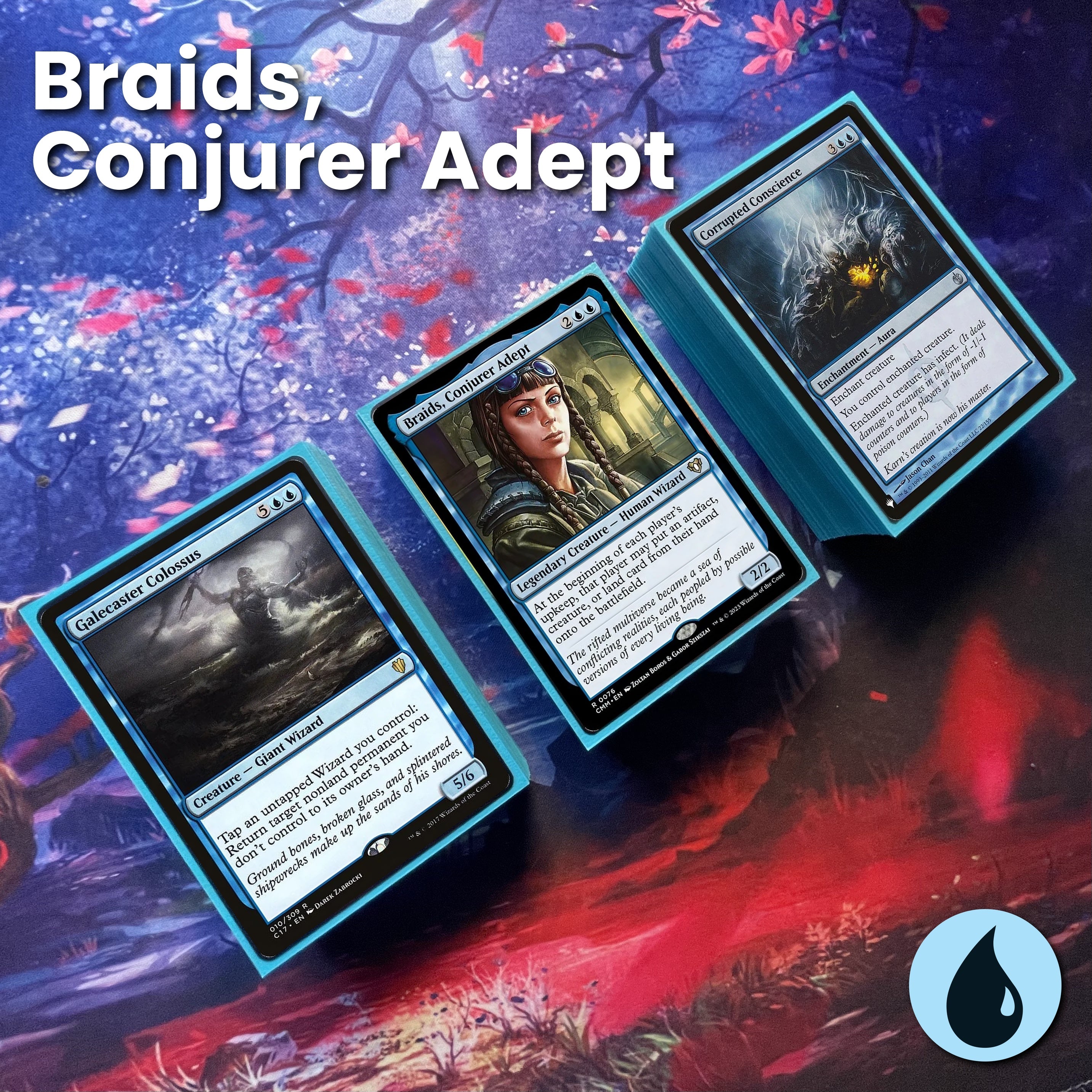 Braids, Conjurer Adept Deck - Budget 100 Card Commander EDH Deck