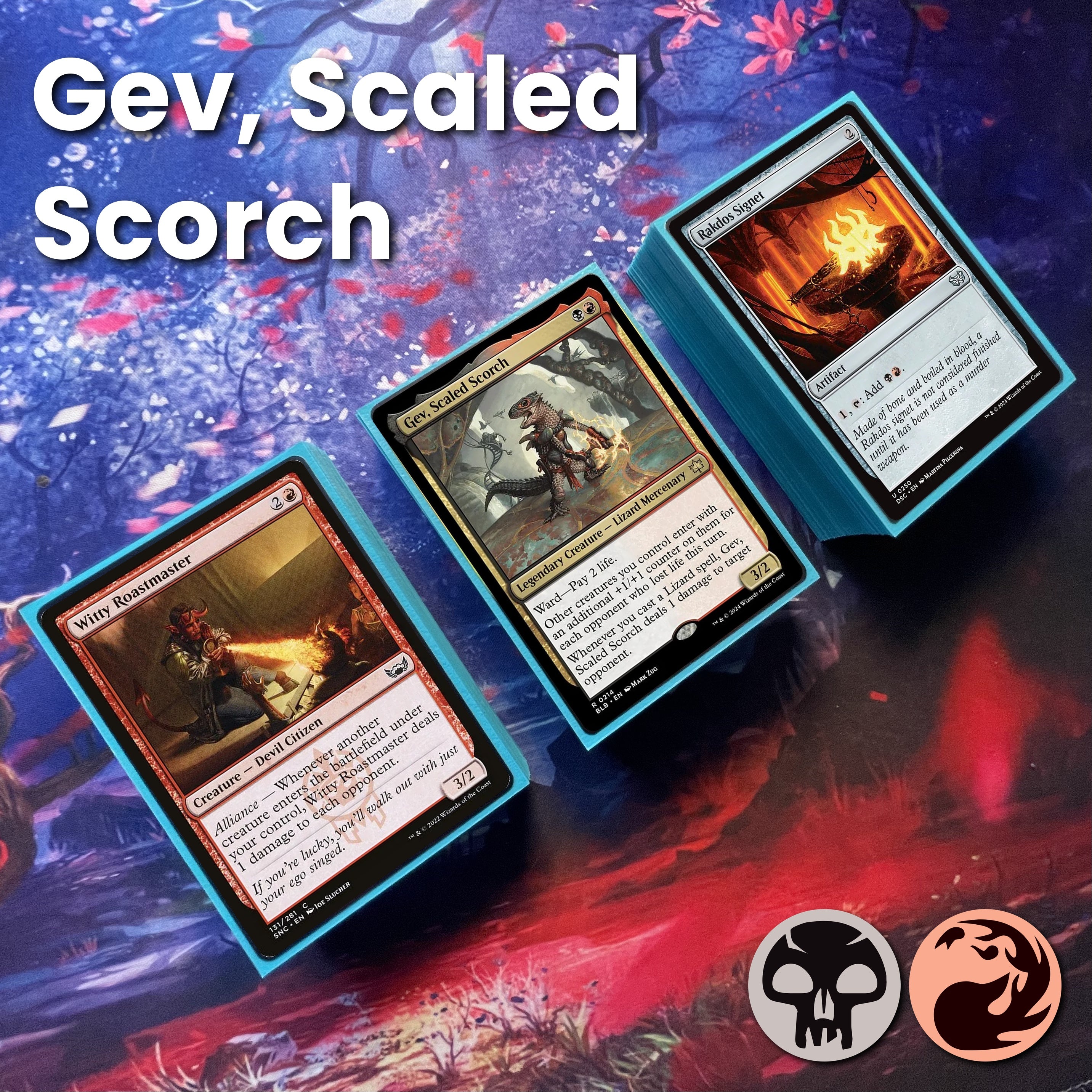 Gev, Scaled Scorch Deck - Budget 100 Card Commander EDH Deck