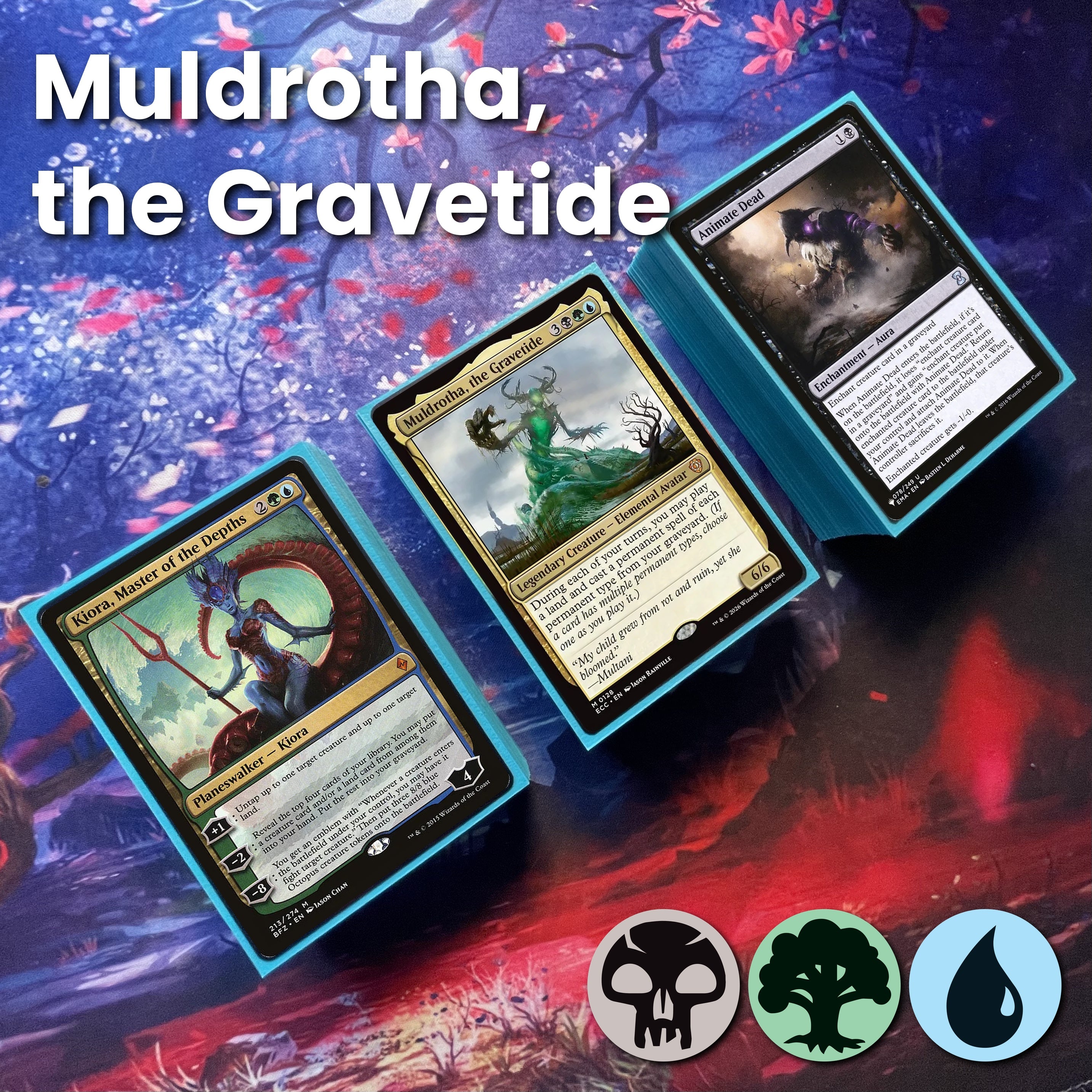 mtg muldrotha commander deck Muldrotha, the Gravetide you may play up to one permanent card of each permanent type from your graveyard Is Muldrotha, the Gravetide worth