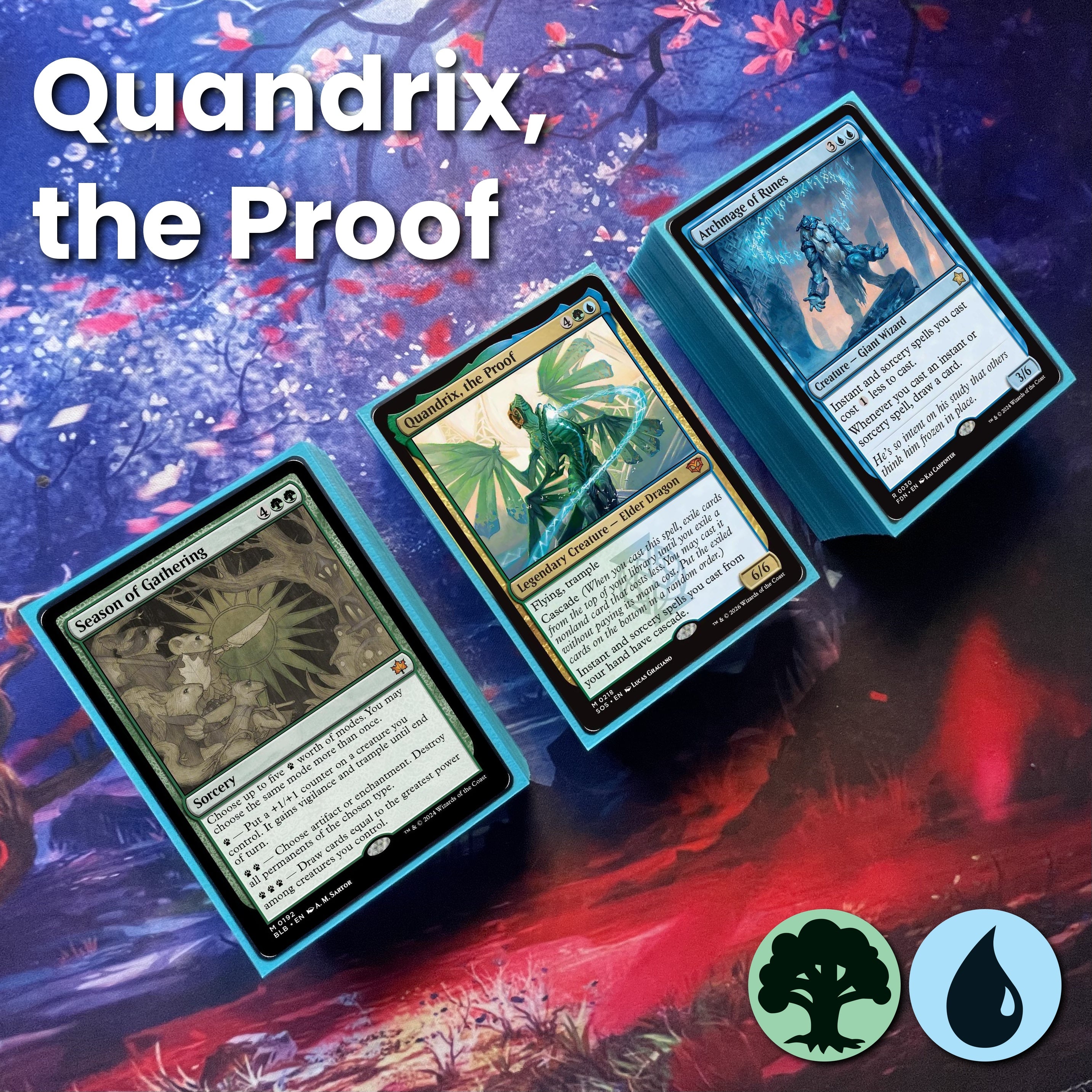 Quandrix, the Proof Deck - Budget 100 Card Commander EDH Deck