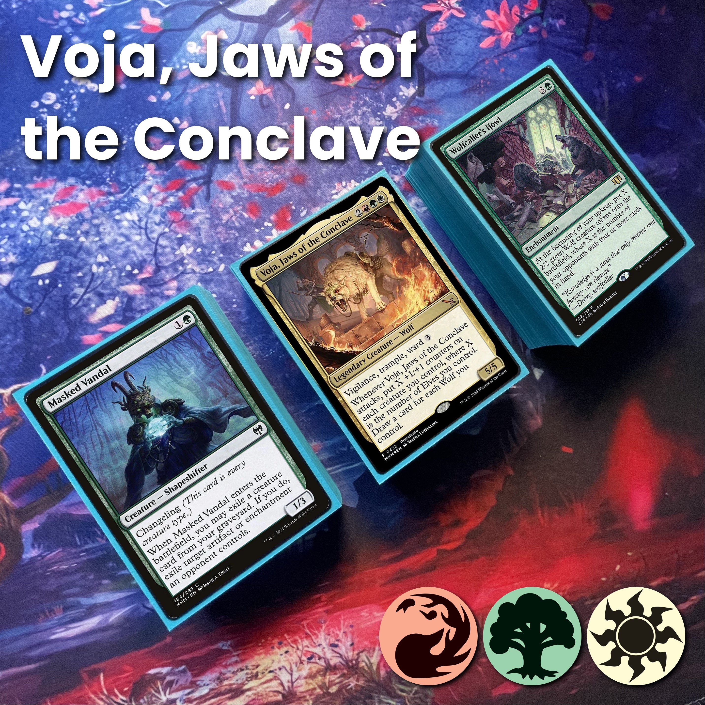 mtg voja jaws of the conclave commander deck Voja, Jaws of the Conclave Deck